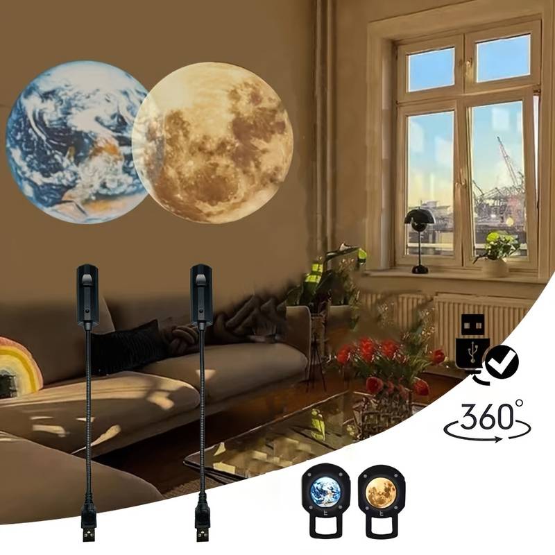 Moon Projection Lamp